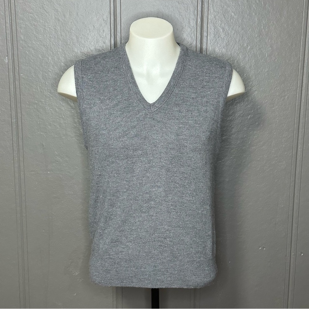 Vintage 70s Men’s Store Gray Sweater Vest